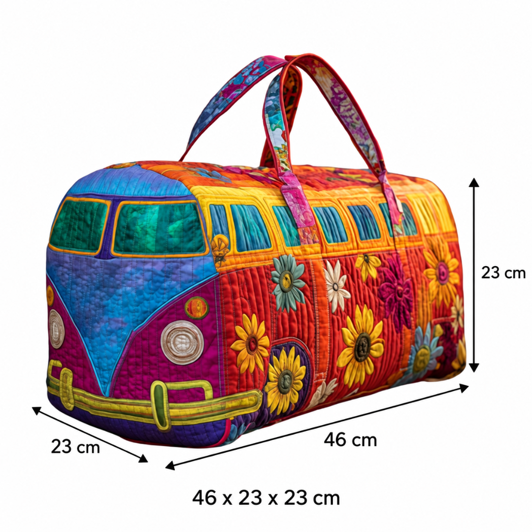 RAINBOWVANA | QUILTED TRAVEL DUFFLE BAG