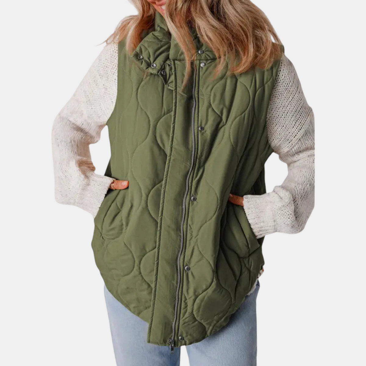 Women's Quilted Sleeveless Vest
