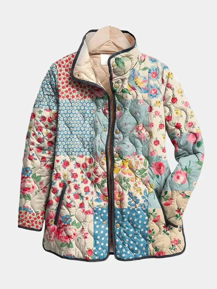 Zarae™ | Women's Floral Quilted Jacket