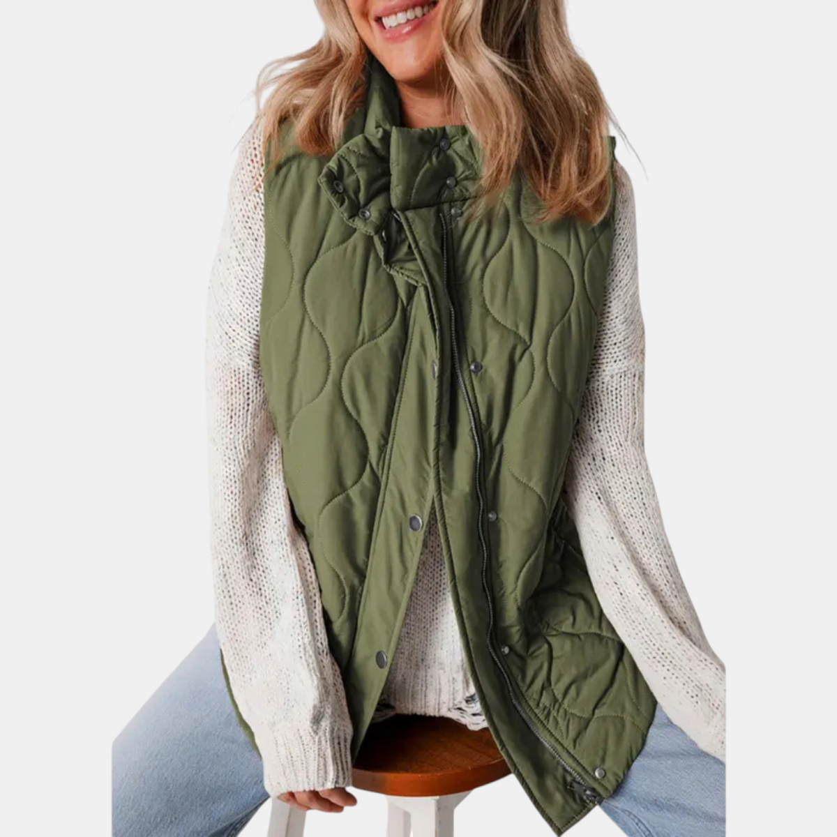 Women's Quilted Sleeveless Vest
