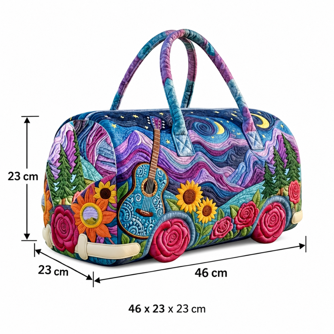 MELODYVANA | QUILTED TRAVEL DUFFLE BAG