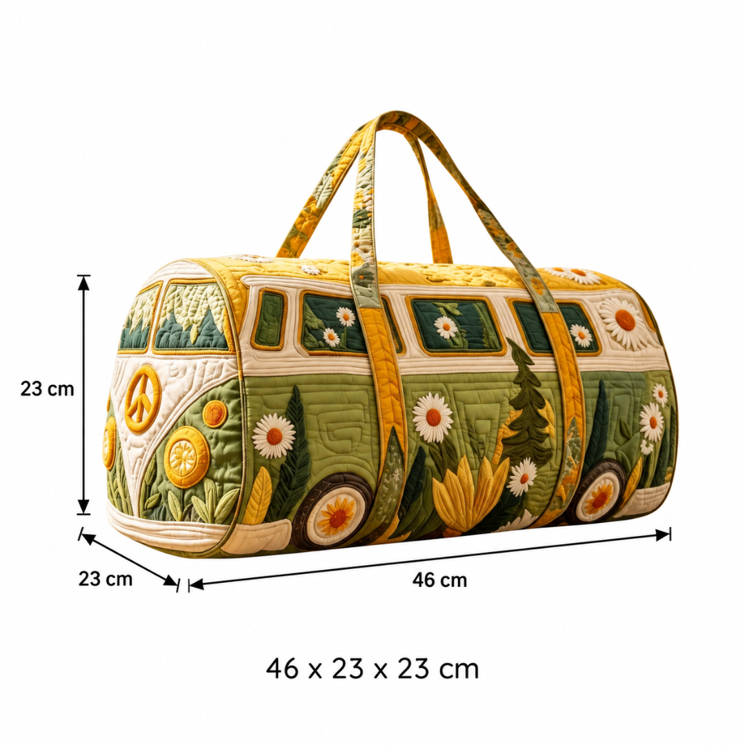 MEADOWVANA | QUILTED TRAVEL DUFFLE BAG
