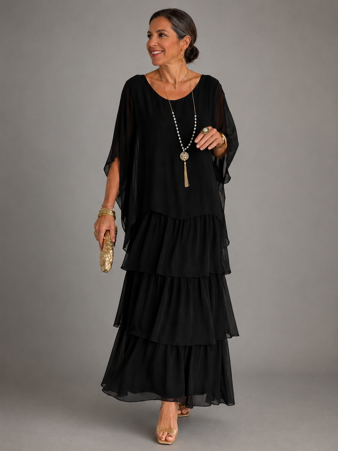 Lara™  | Elegant Flowing Maxi Dress