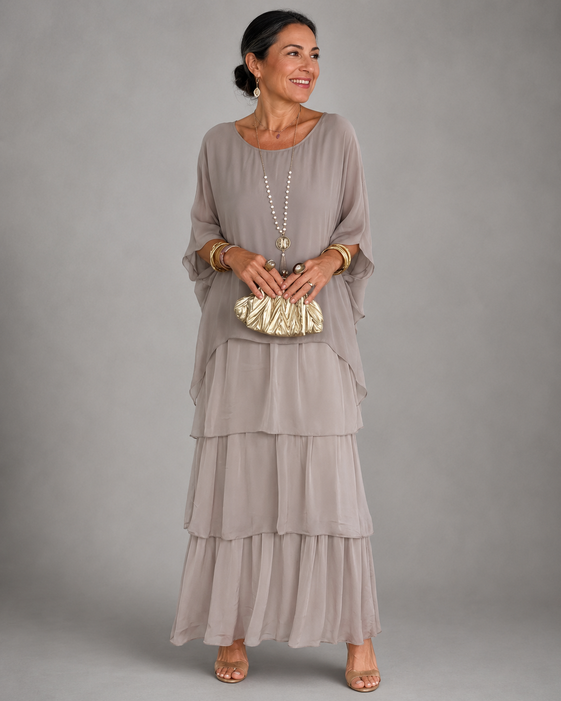 Lara™  | Elegant Flowing Maxi Dress
