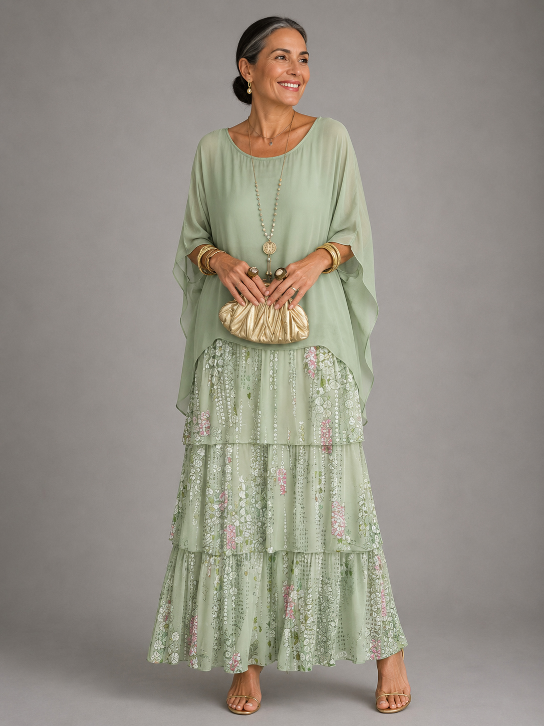 Lara™  | Elegant Flowing Maxi Dress