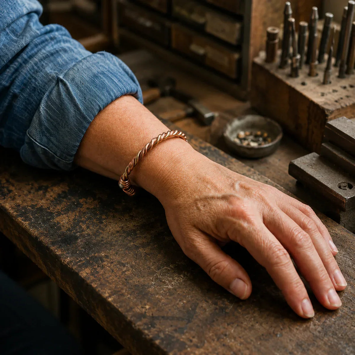 Amelia's River Copper Bracelet