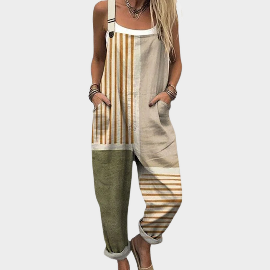 Women’s Printed Relaxed Fit Dungarees