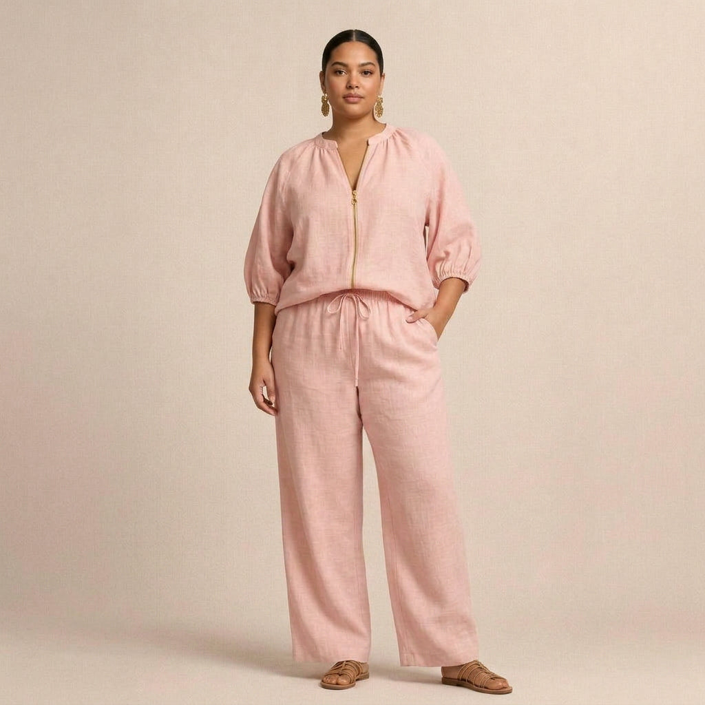Adeline | Casual Set with Zipper
