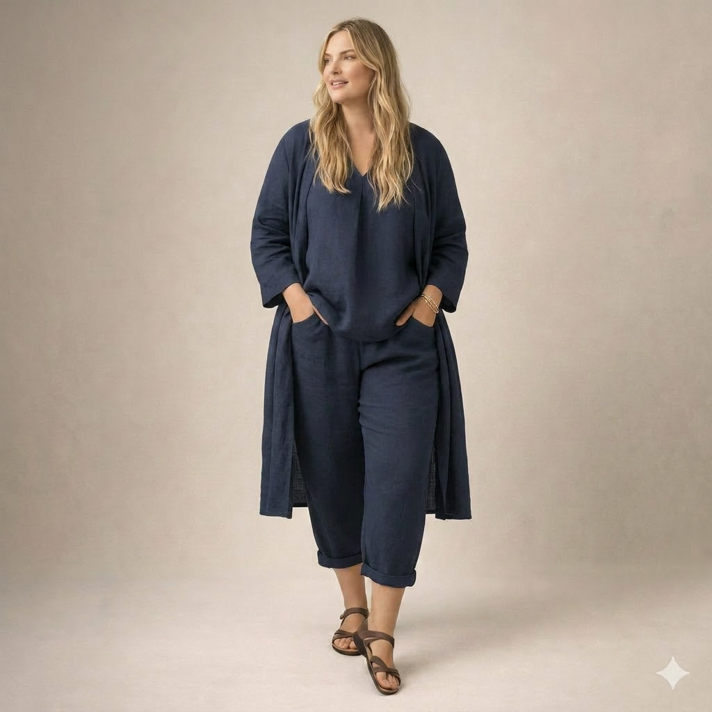 Marianne | Loose Linen Set
