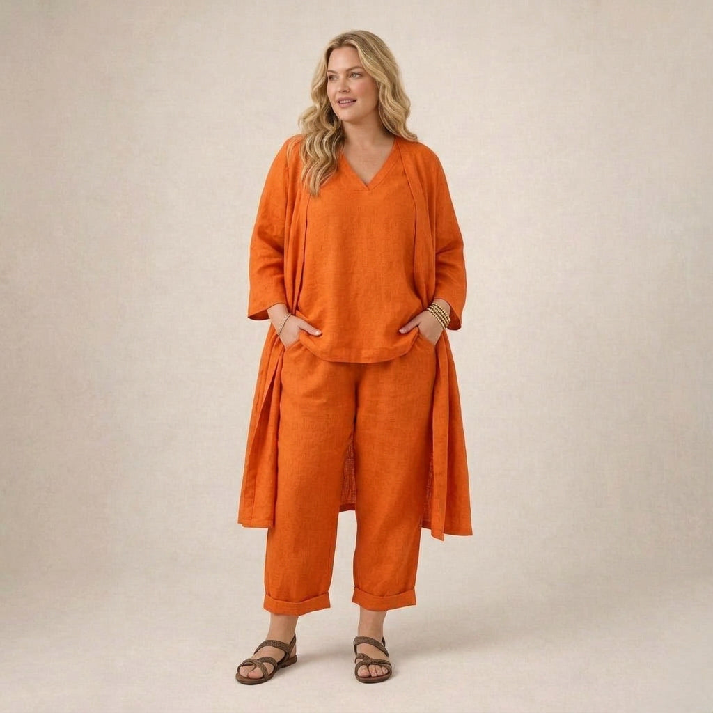 Marianne | Loose Linen Set