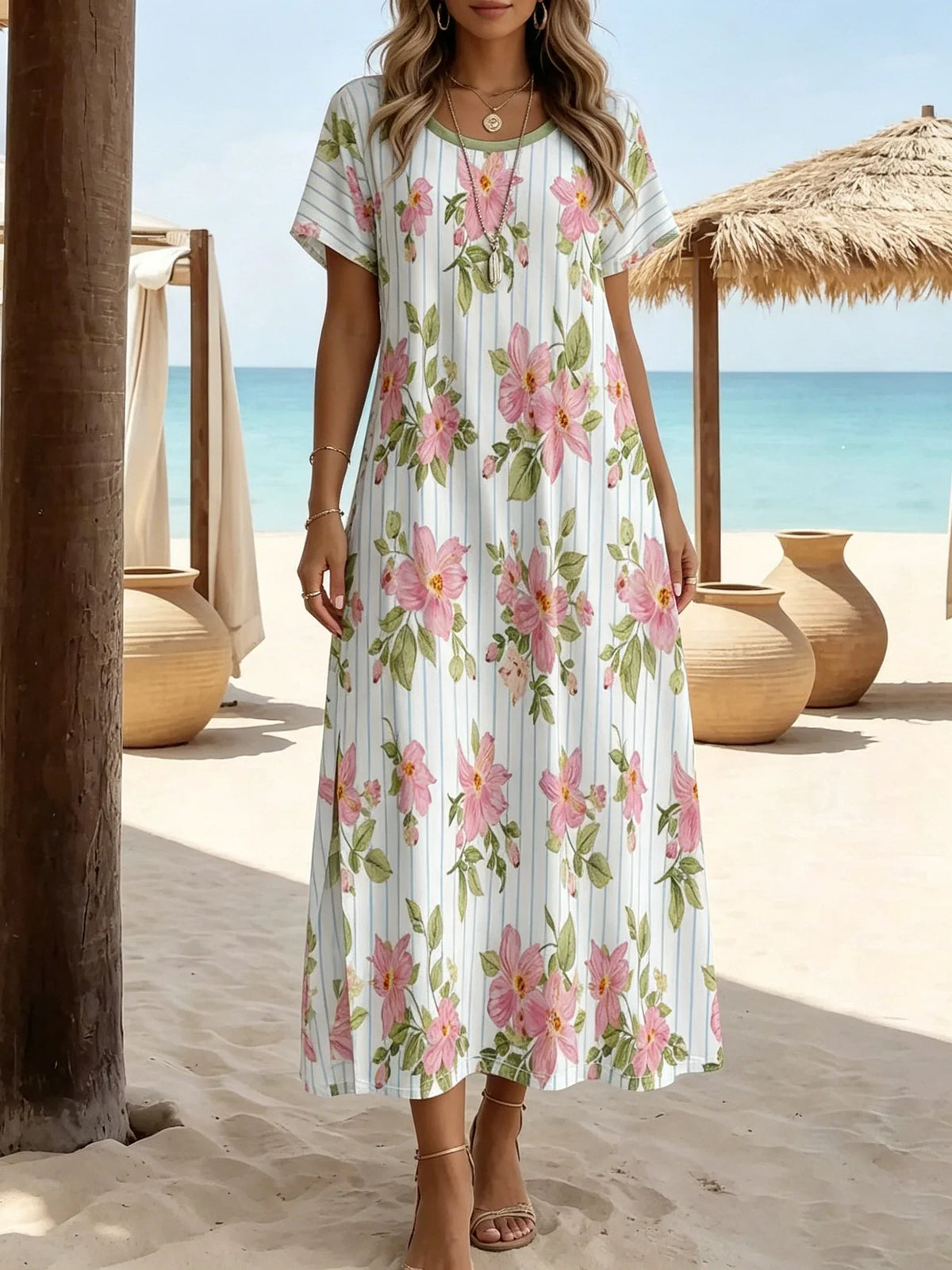 Isla | Vintage Garden Mini Dress