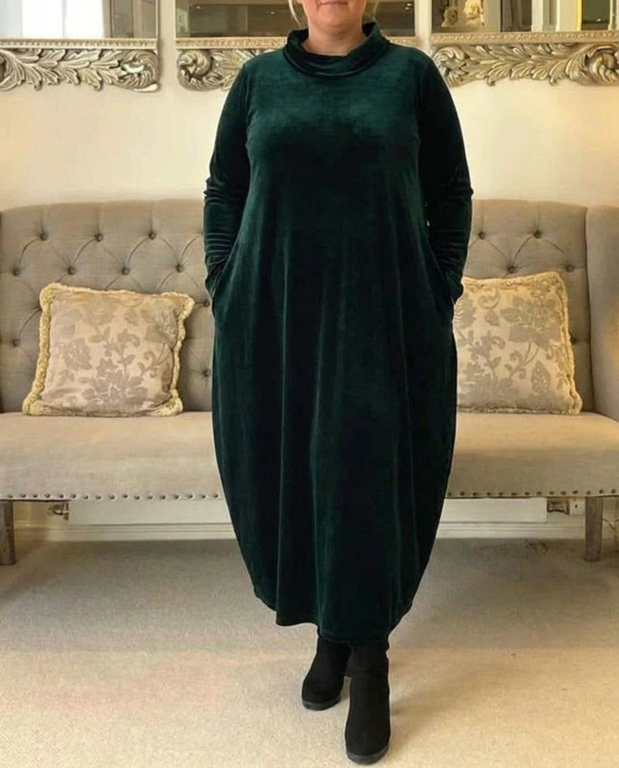 Eliza | Relaxed Velvet Dress