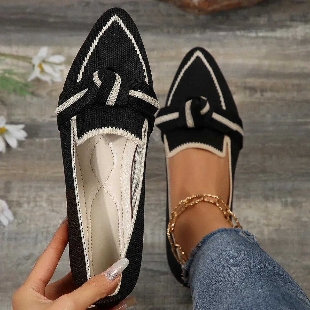Nellie™ Casual Pointed Toe Slip-On