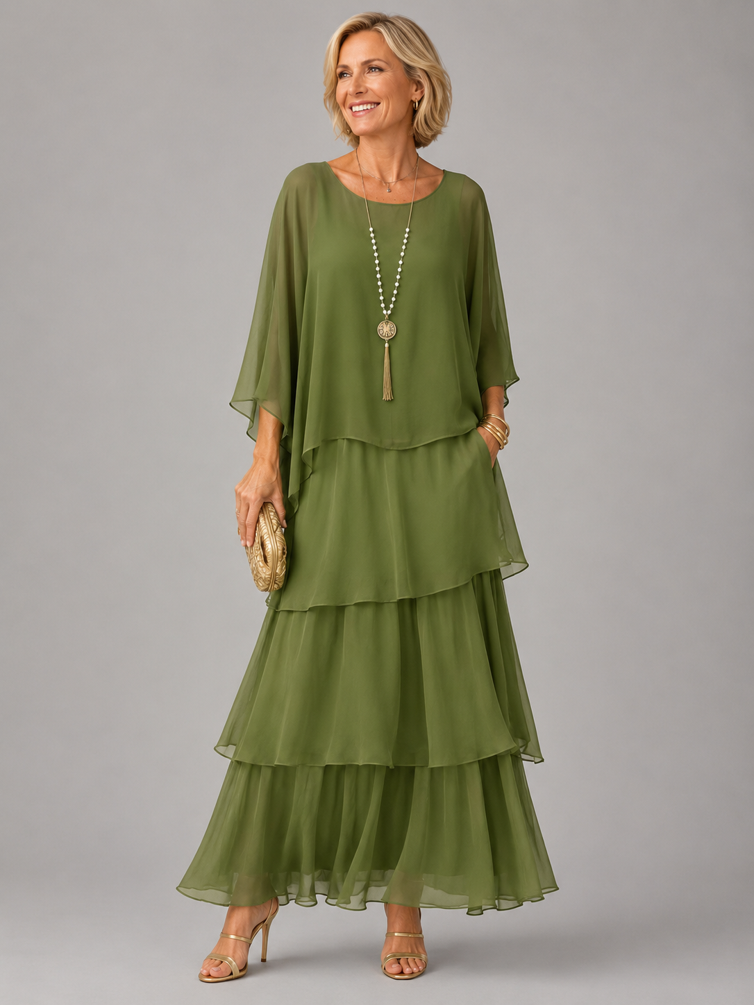 Lara™  | Elegant Flowing Maxi Dress