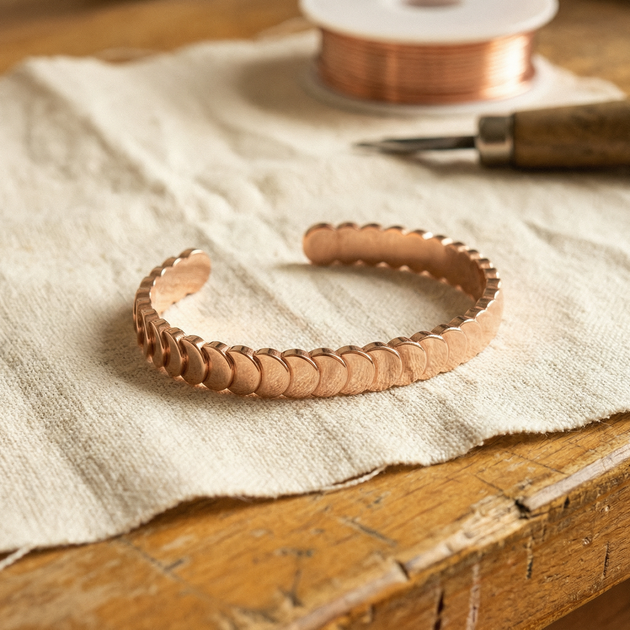 Amelia's Tide Copper Bracelet
