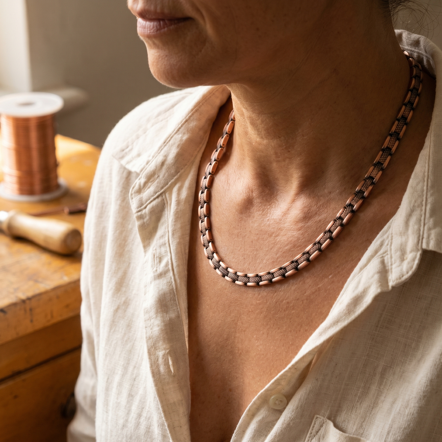 Amelia's Haze Copper Necklace