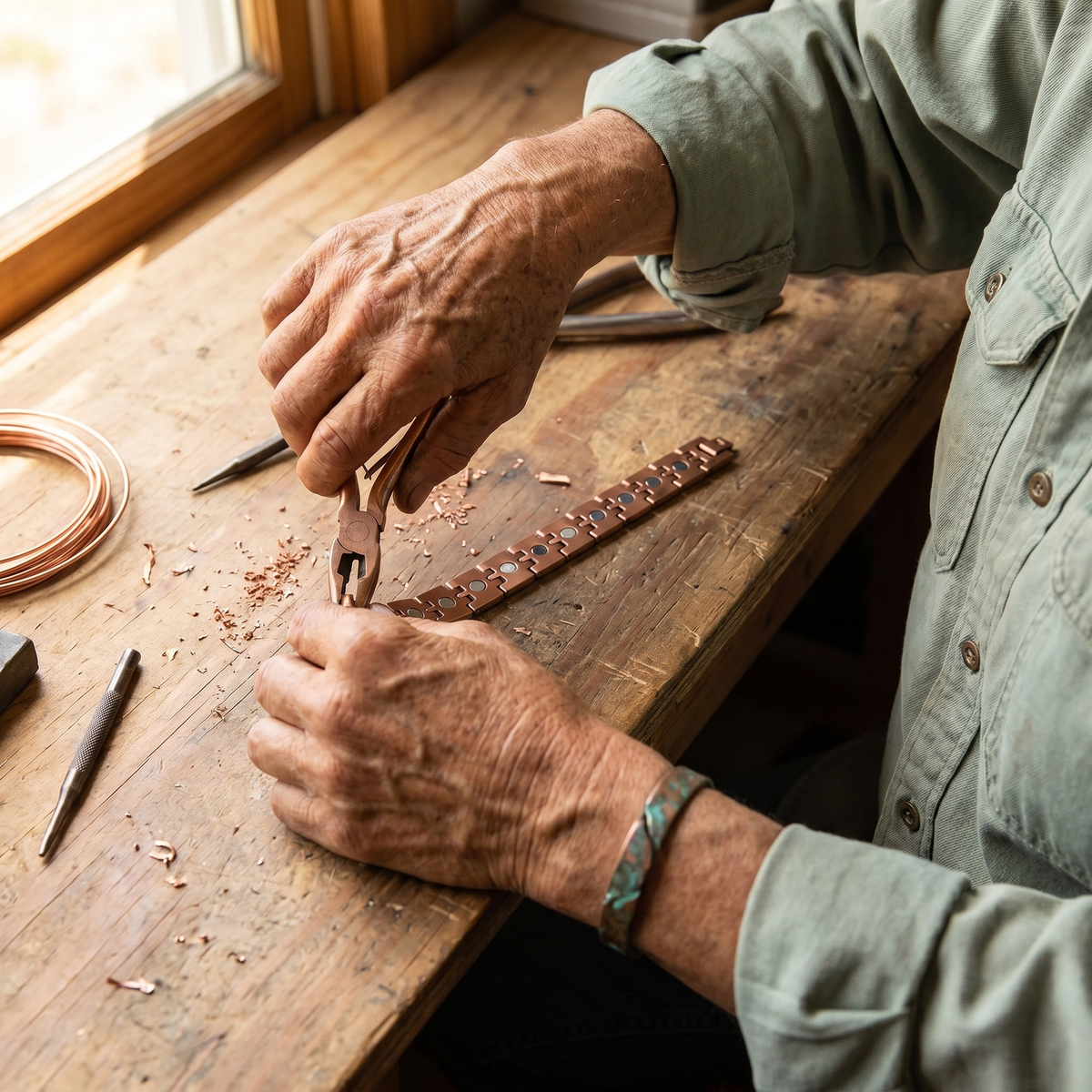 Amelia's Pike Men's Copper Bracelet