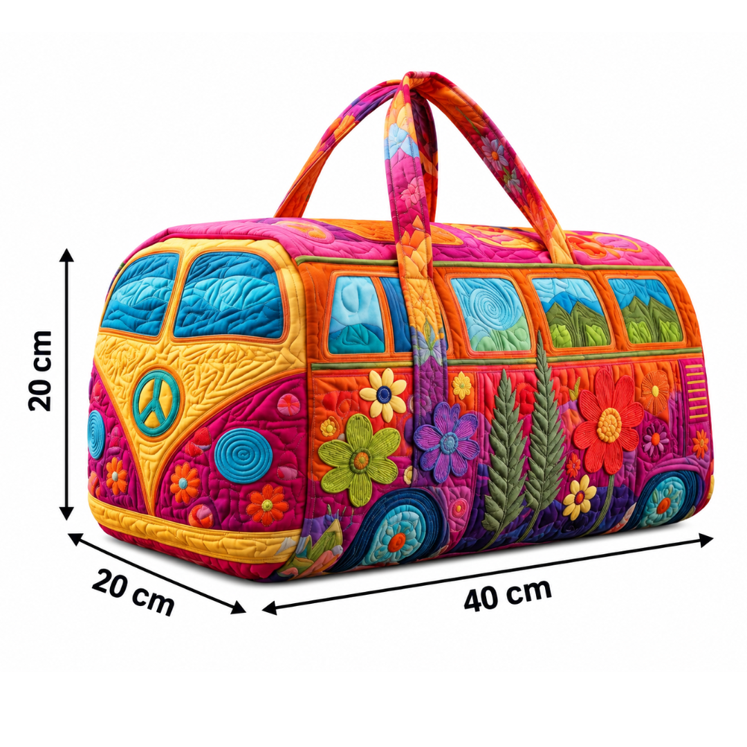 FLORAVANA | QUILTED TRAVEL DUFFLE BAG