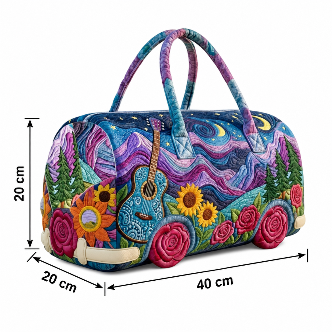 MELODYVANA | QUILTED TRAVEL DUFFLE BAG