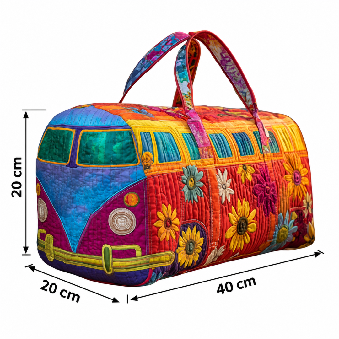 RAINBOWVANA | QUILTED TRAVEL DUFFLE BAG