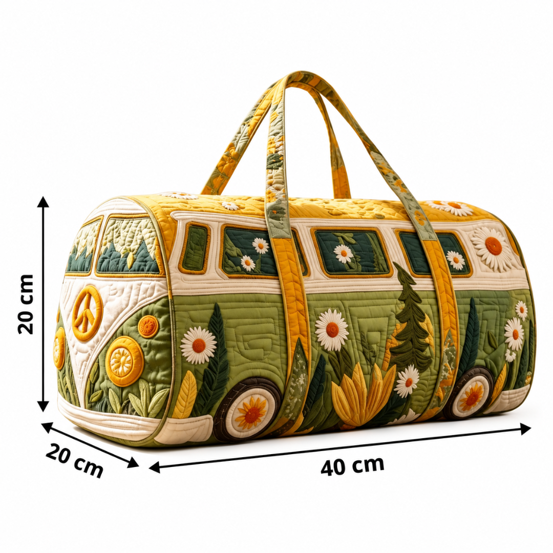 MEADOWVANA | QUILTED TRAVEL DUFFLE BAG