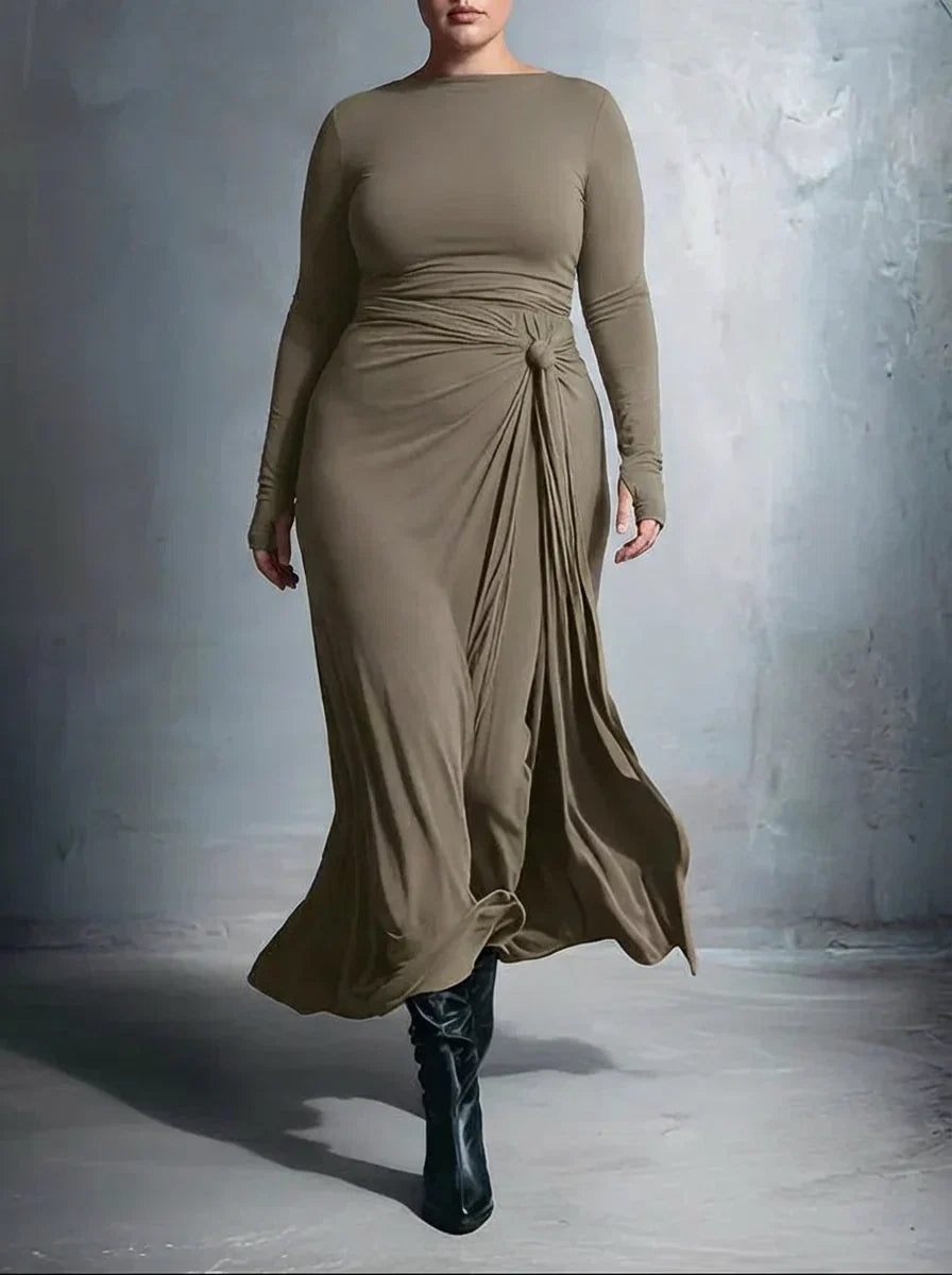 Naiara ❘ Maxi dress with side knot
